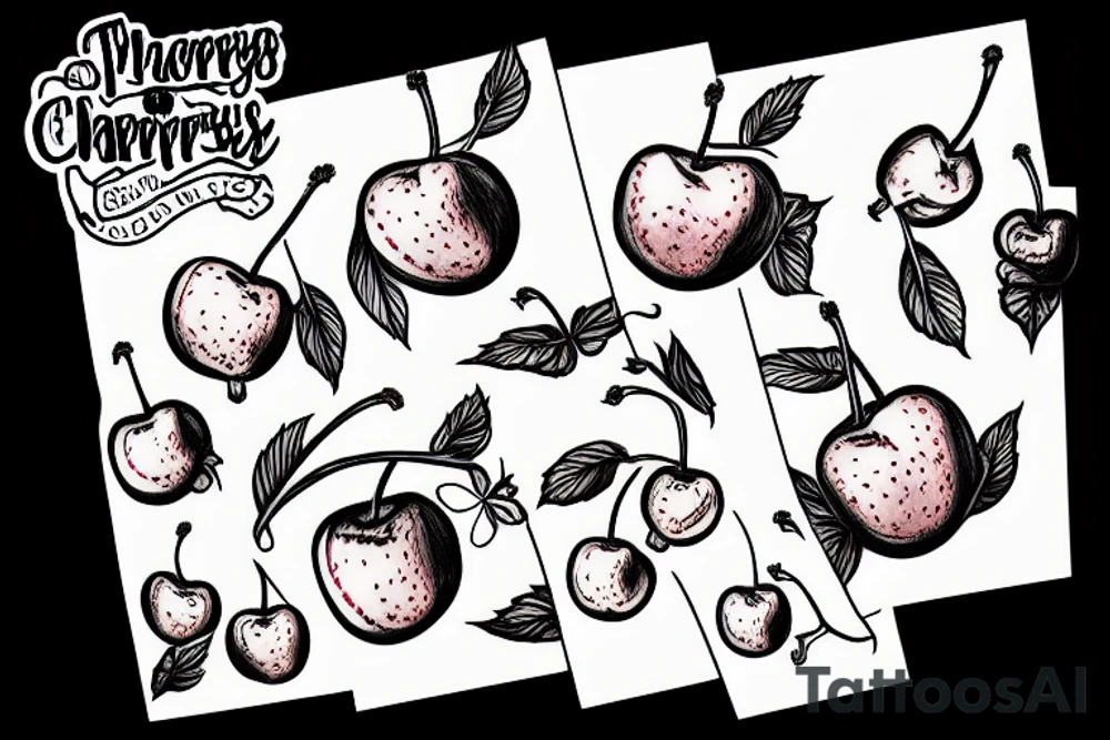 twp cherries tattoo idea