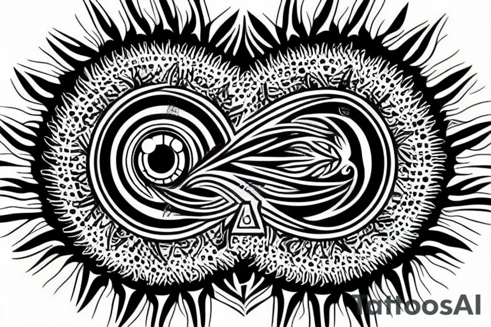 great eye of wisdom tattoo idea