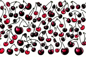 two cherries tattoo idea