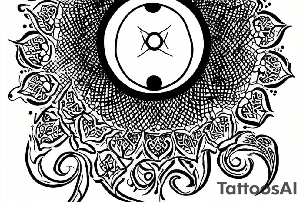 great eye of wisdom tattoo idea