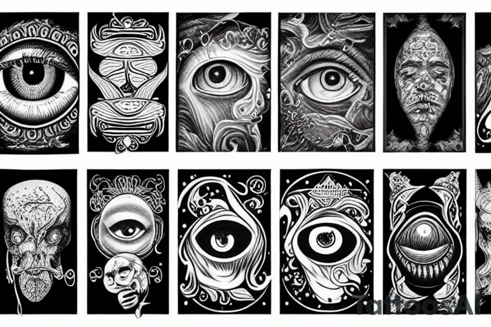 great eye of wisdom tattoo idea
