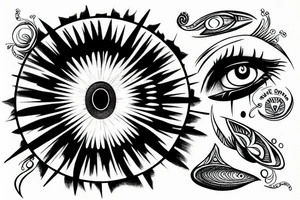 great eye of wisdom tattoo idea