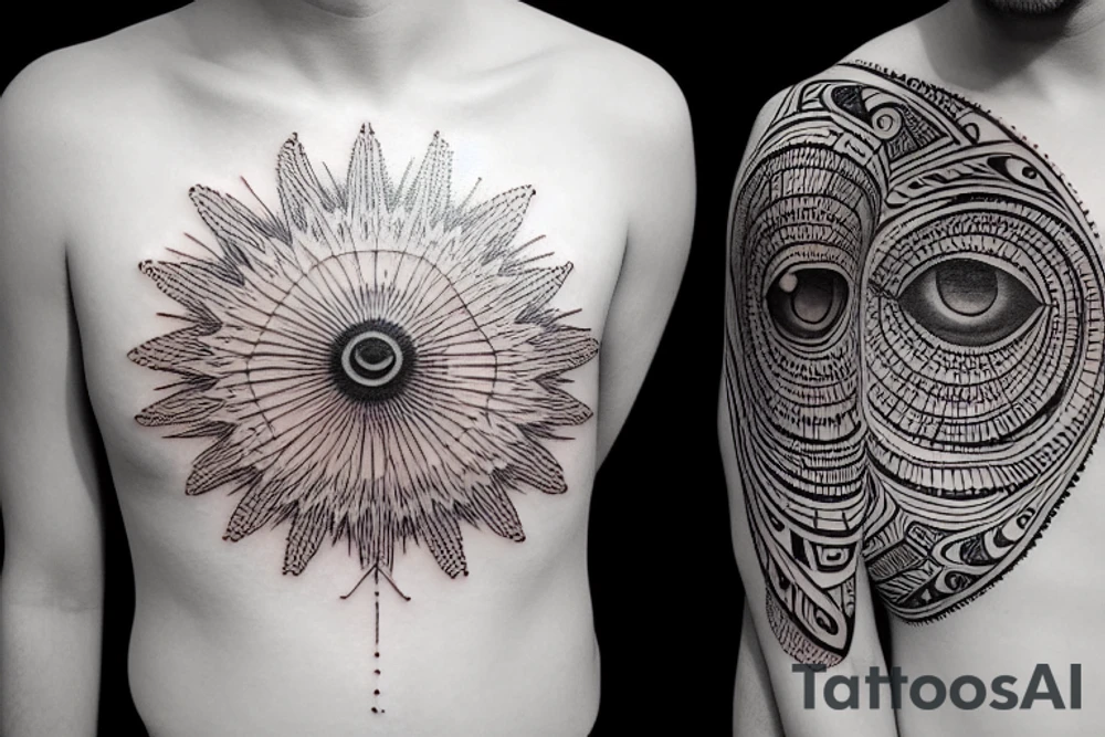 great eye of wisdom tattoo idea