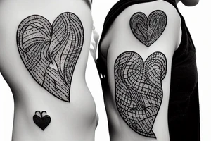 An ace of hearts with an anatomically correct heart tattoo idea