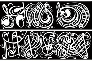 My passion for music, music is my life and I can't live without it tattoo idea