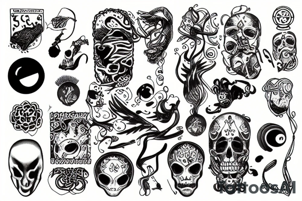 The sound of silence tattoo idea