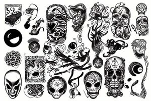 The sound of silence tattoo idea