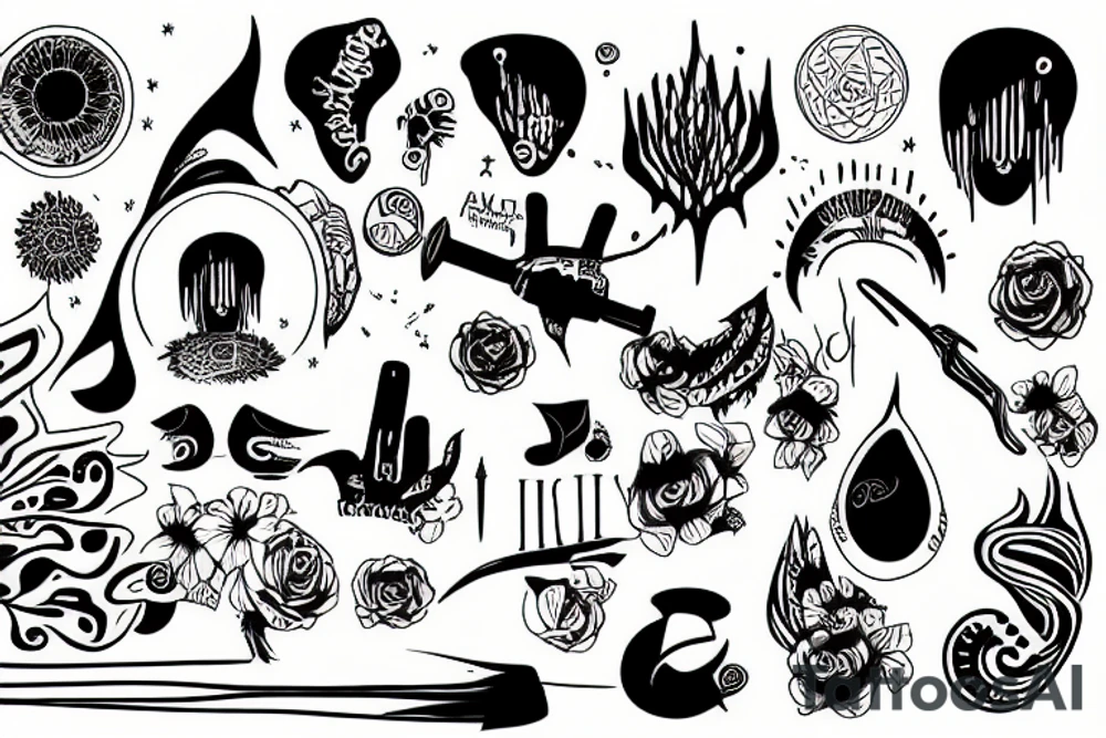 The sound of silence tattoo idea