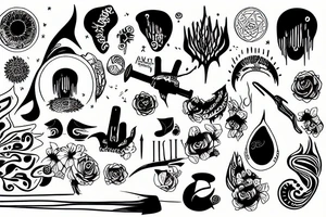 The sound of silence tattoo idea