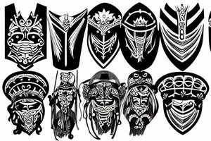 gladiator tattoo idea