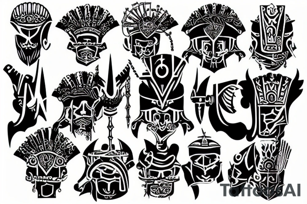 gladiator tattoo idea