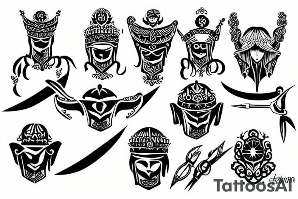 gladiator tattoo idea
