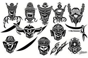 gladiator tattoo idea