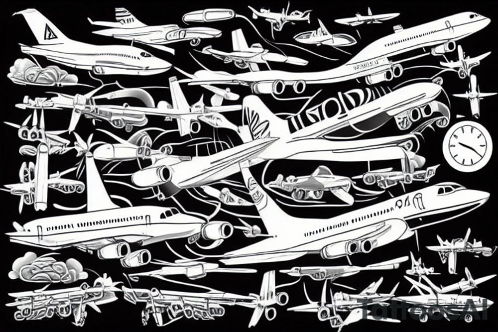 Aircraft tattoo idea