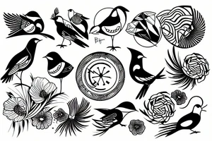 Birdie tattoo idea