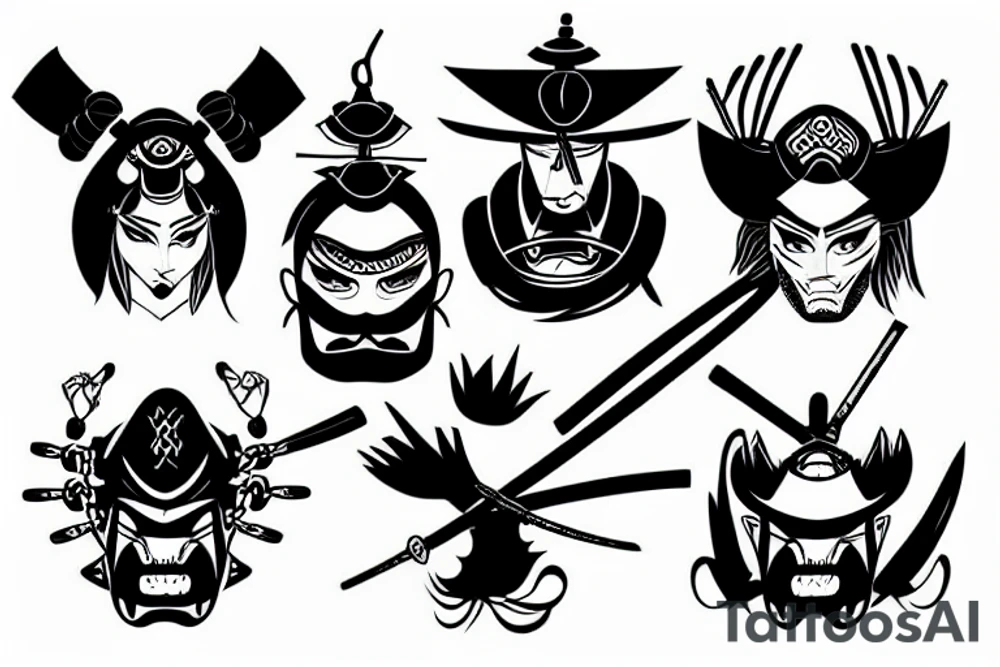 samurai tattoo idea