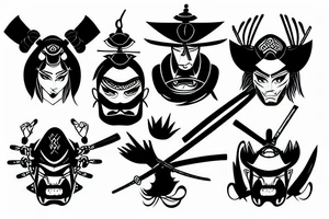 samurai tattoo idea