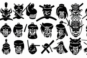 samurai tattoo idea