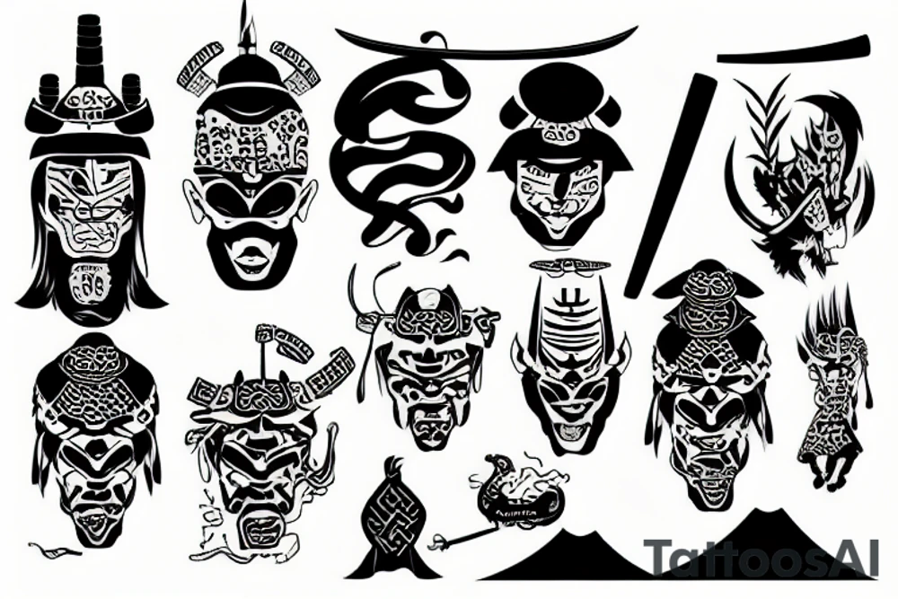 samurai tattoo idea