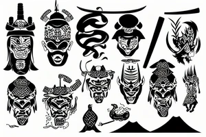 samurai tattoo idea