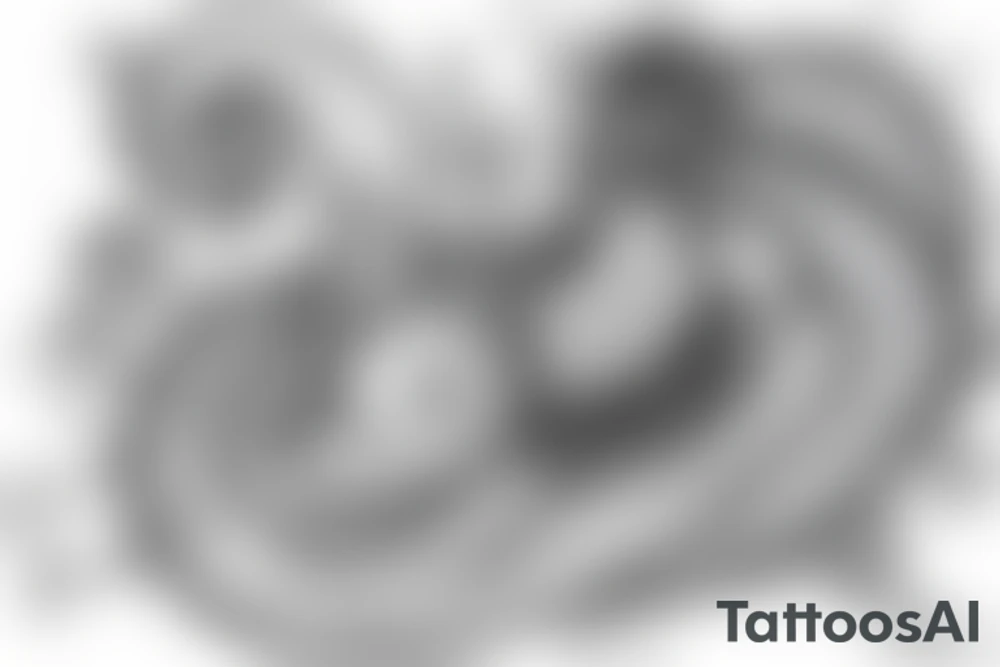 snake In hat tattoo idea