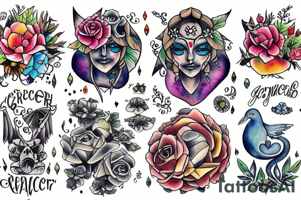 Zodiac cancer tattoo idea