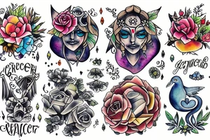 Zodiac cancer tattoo idea