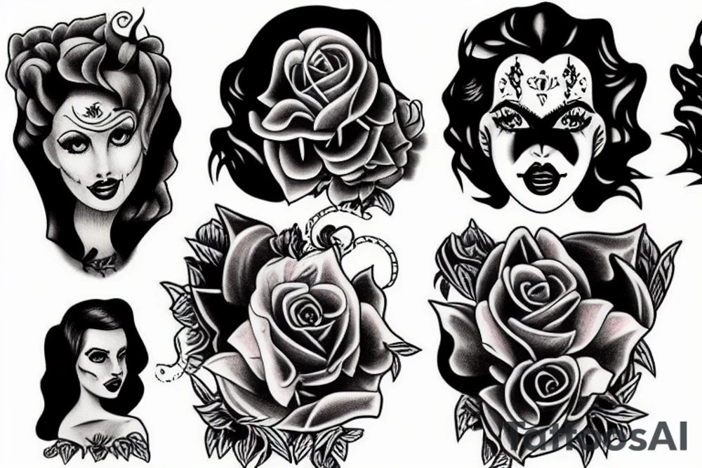 Black dahlia murder tattoo idea