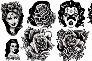 Black dahlia murder tattoo idea