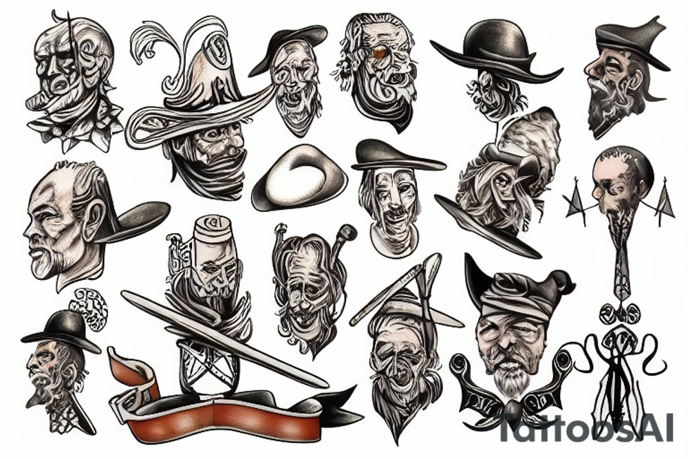Don quixote tattoo idea
