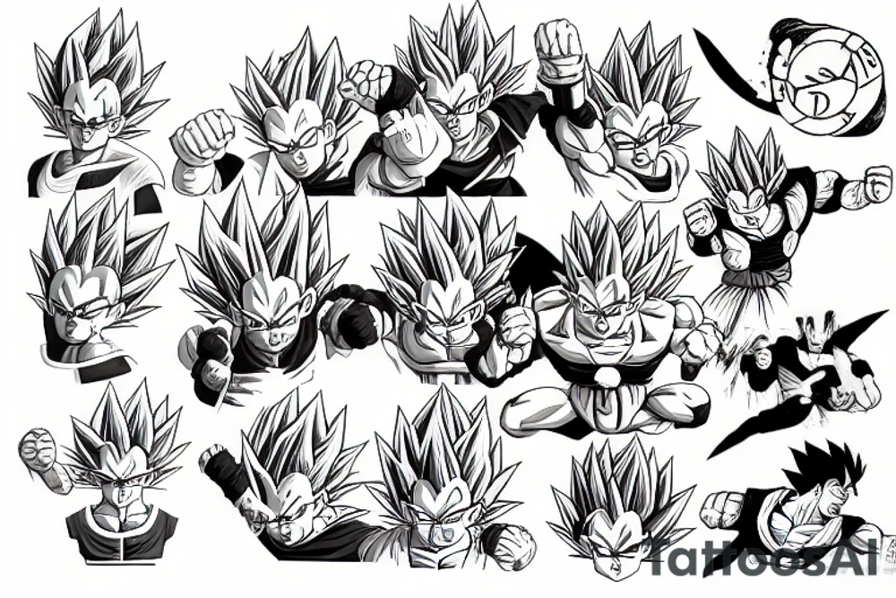 Dragon ball tattoo idea
