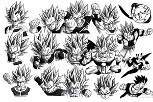 Dragon ball tattoo idea