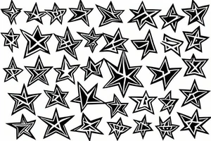 Star tattoo tattoo idea
