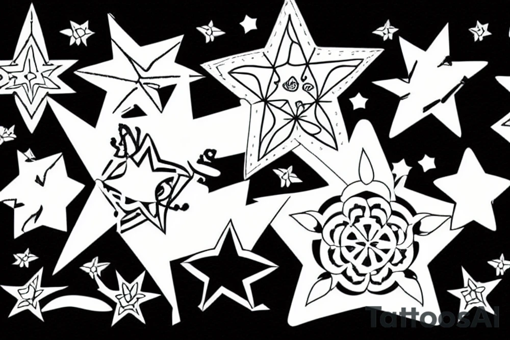 Star tattoo idea