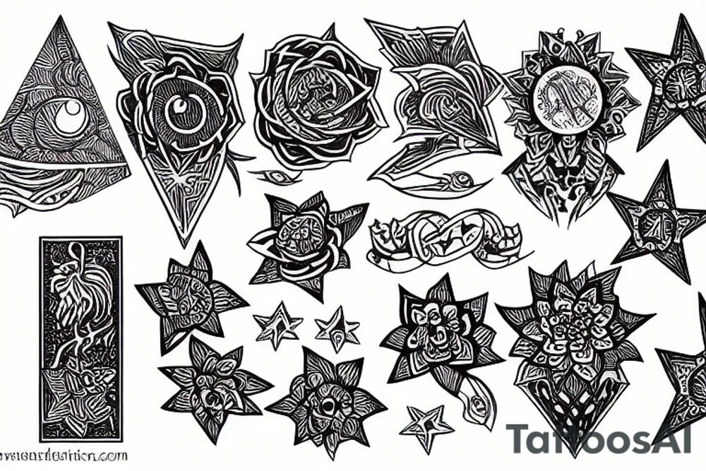 Star tattoo idea