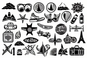 Travel tattoo idea
