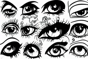 Eyes of my sister tattoo idea