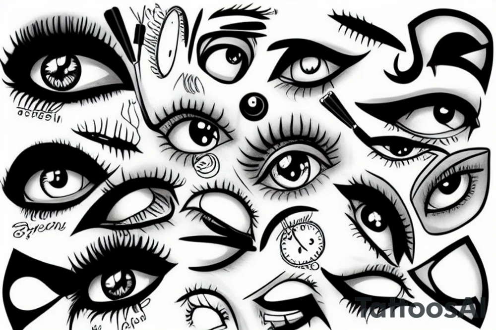 Eyes my girlfriend tattoo idea