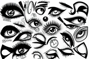 Eyes my girlfriend tattoo idea