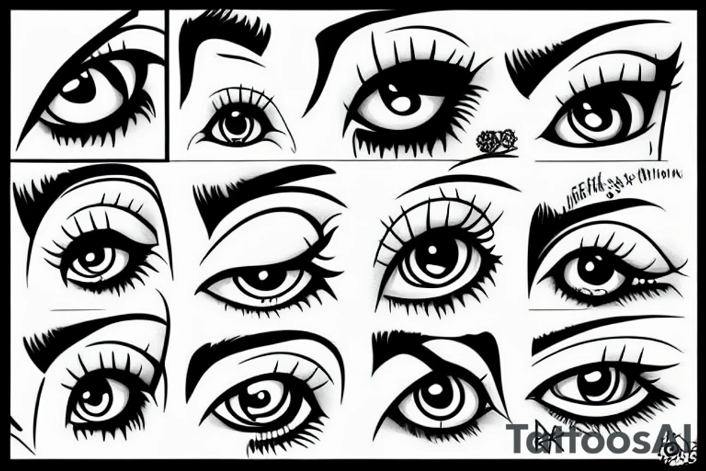 Eyes my girlfriend tattoo idea