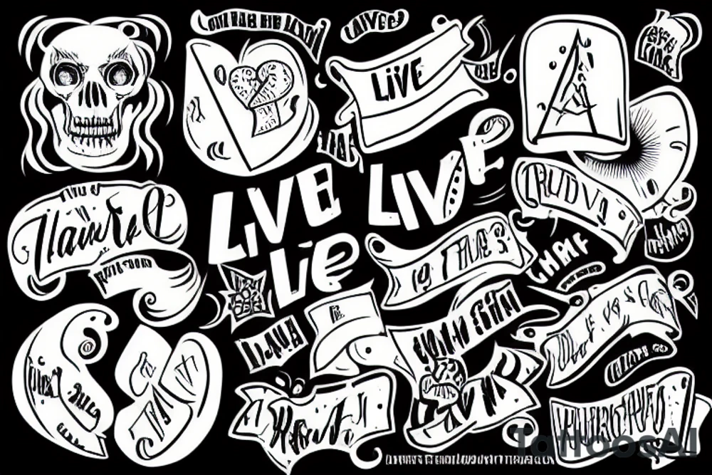 Live is hurt tattoo idea
