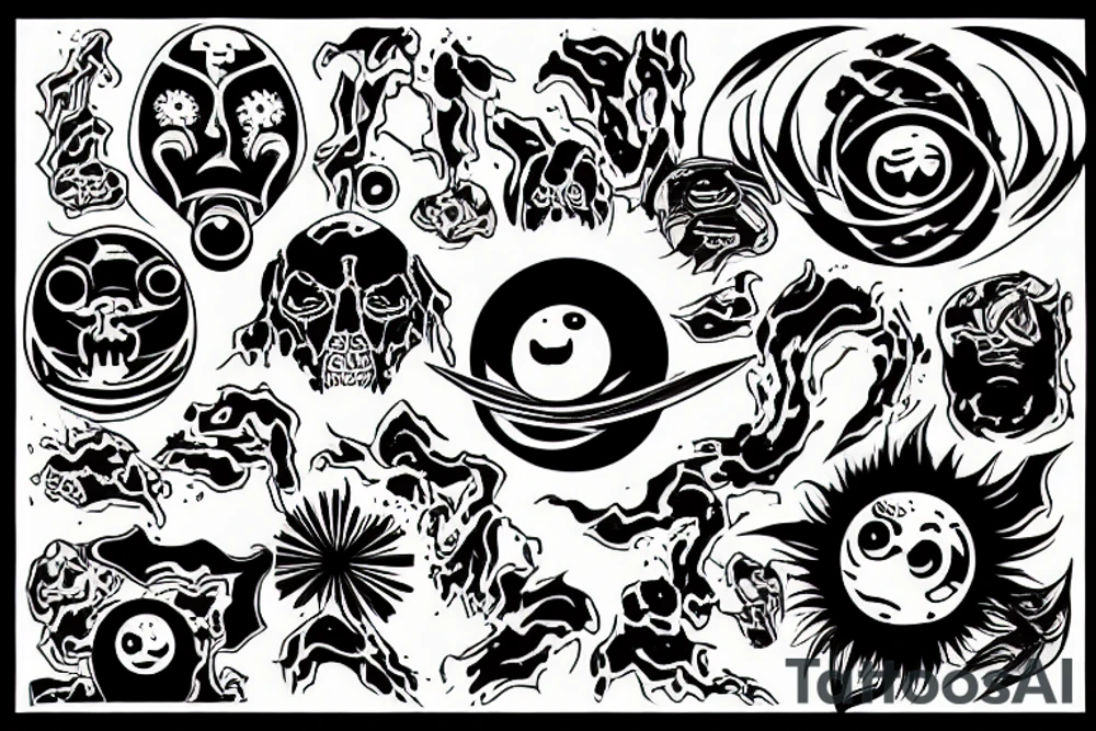 Blackhole tattoo idea