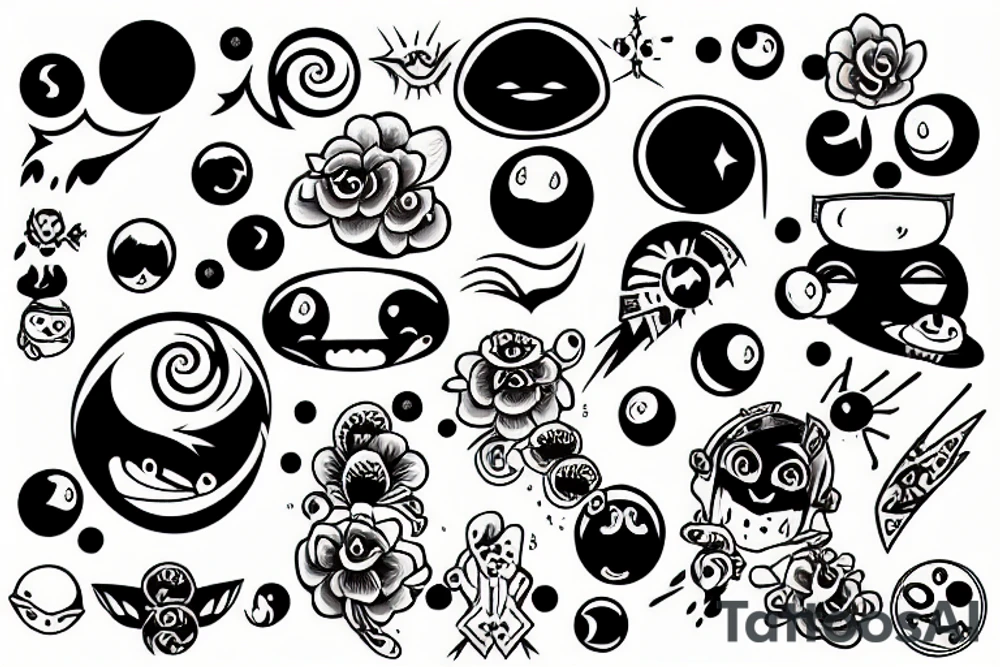 Blackhole tattoo idea