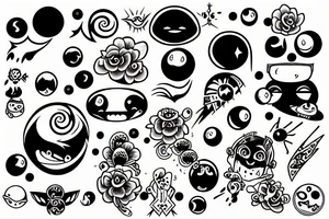 Blackhole tattoo idea