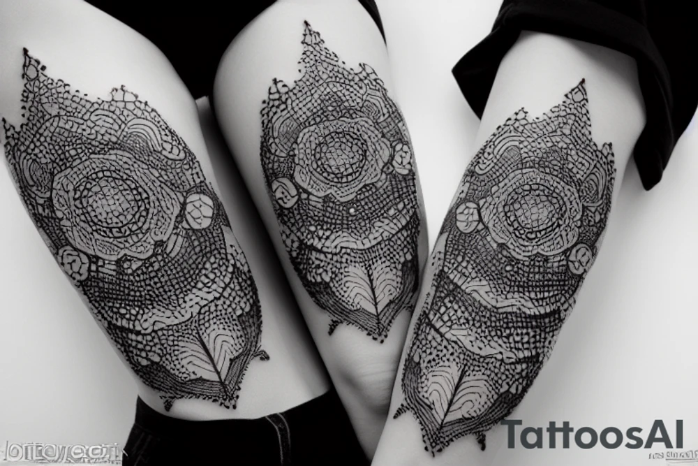 Фракталы и лес tattoo idea