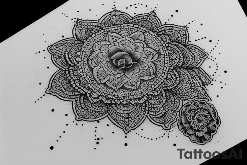 Фракталы и лес tattoo idea