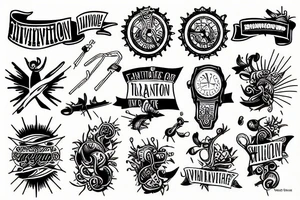 triathlon tattoo idea