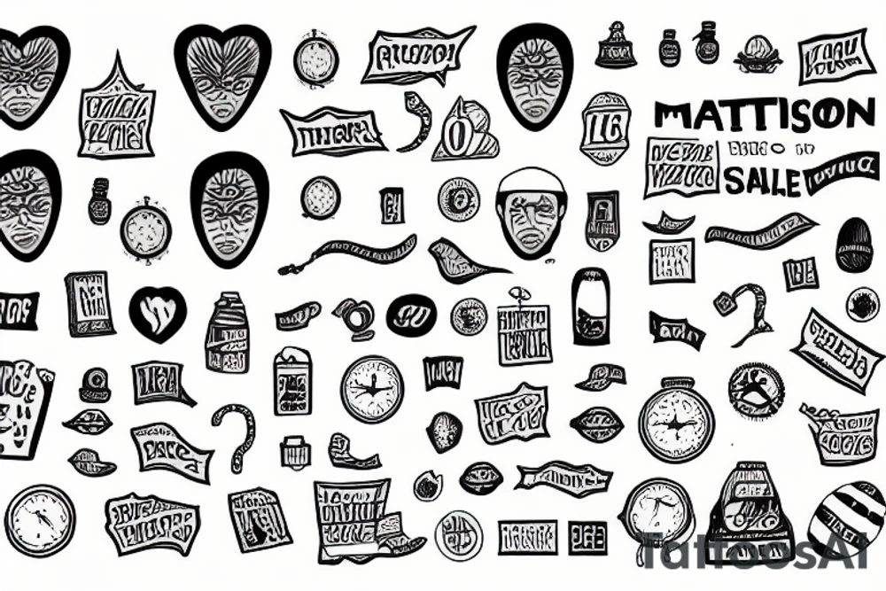 Trippy dream about running a marathon tattoo idea