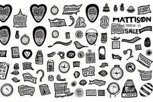 Trippy dream about running a marathon tattoo idea
