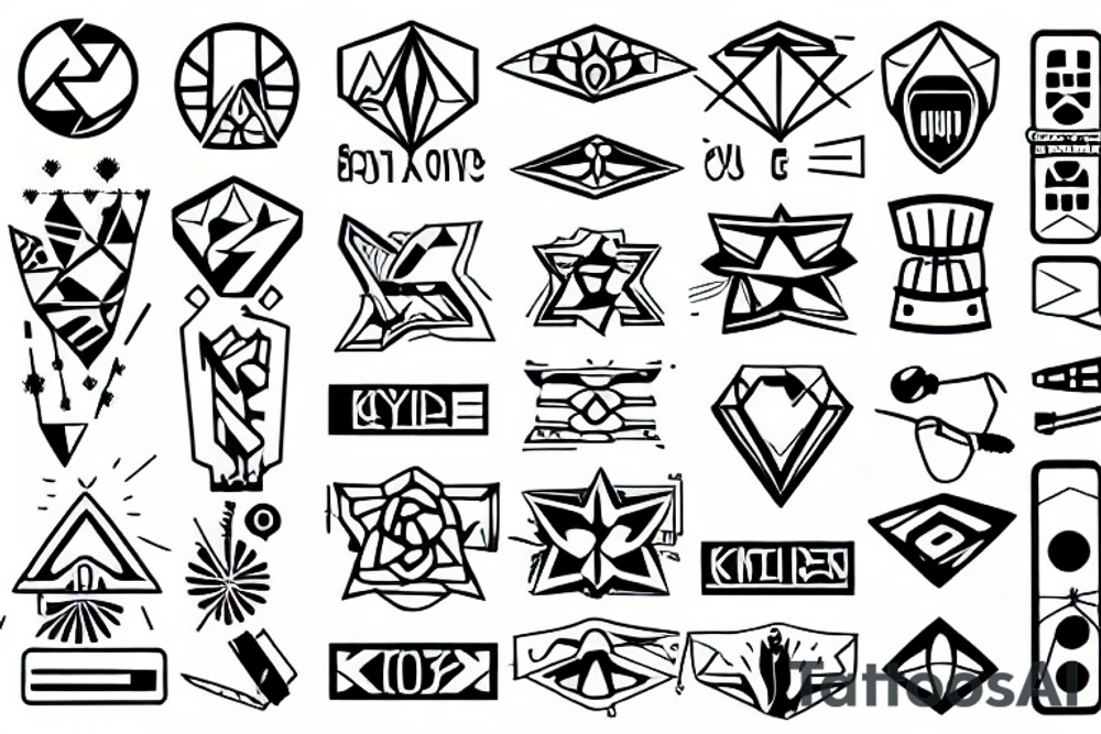 Enter key of a keyboard tattoo idea